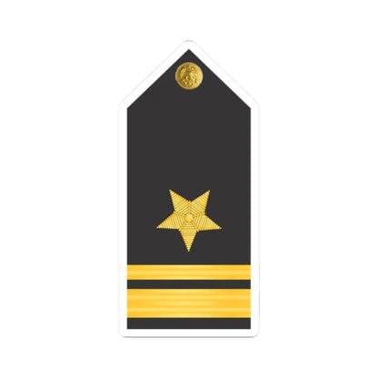 U.S. Navy Lieutenant Junior Grade O 2 shoulder board (United States) (Military Rank) STICKER Vinyl Kiss-Cut Decal 2 Inch White - The Sticker Space