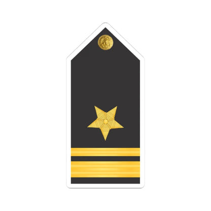 U.S. Navy Lieutenant Junior Grade O 2 shoulder board (United States) (Military Rank) STICKER Vinyl Kiss-Cut Decal 3 Inch White - The Sticker Space