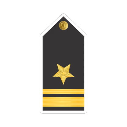 U.S. Navy Lieutenant Junior Grade O 2 shoulder board (United States) (Military Rank) STICKER Vinyl Kiss-Cut Decal 4 Inch White - The Sticker Space