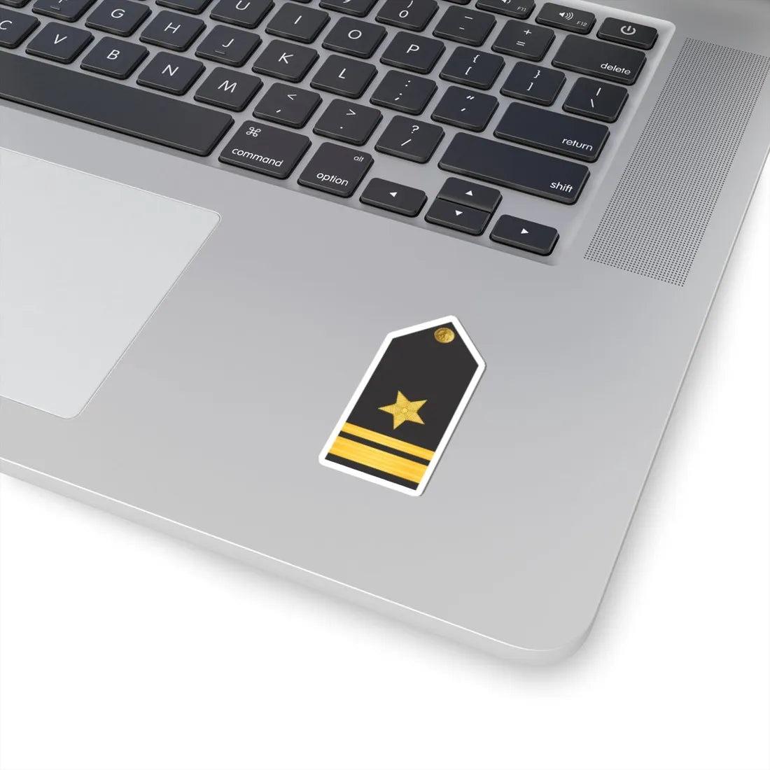 U.S. Navy Lieutenant Junior Grade O 2 shoulder board (United States) (Military Rank) STICKER Vinyl Kiss-Cut Decal - The Sticker Space