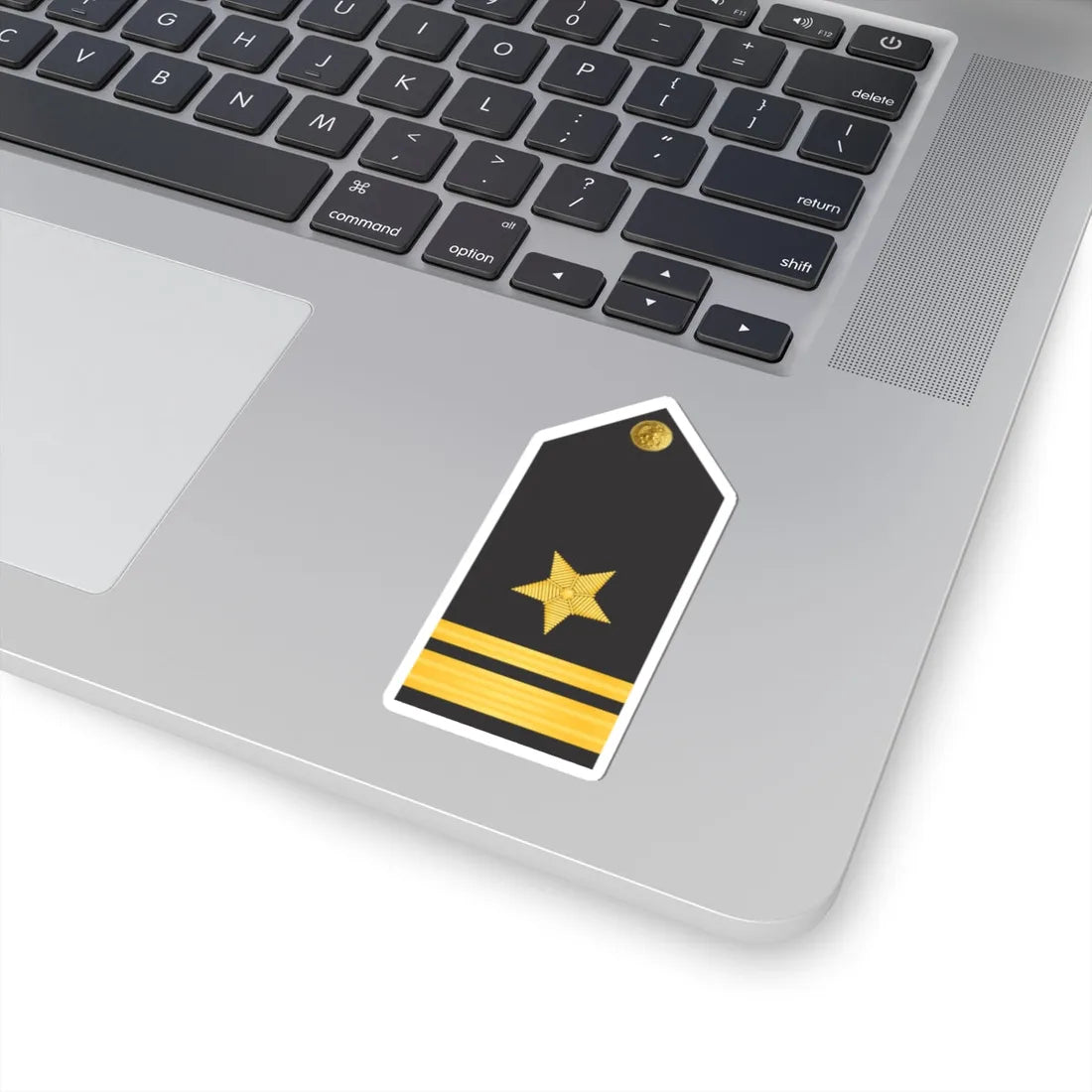 U.S. Navy Lieutenant Junior Grade O 2 shoulder board (United States) (Military Rank) STICKER Vinyl Kiss-Cut Decal - The Sticker Space