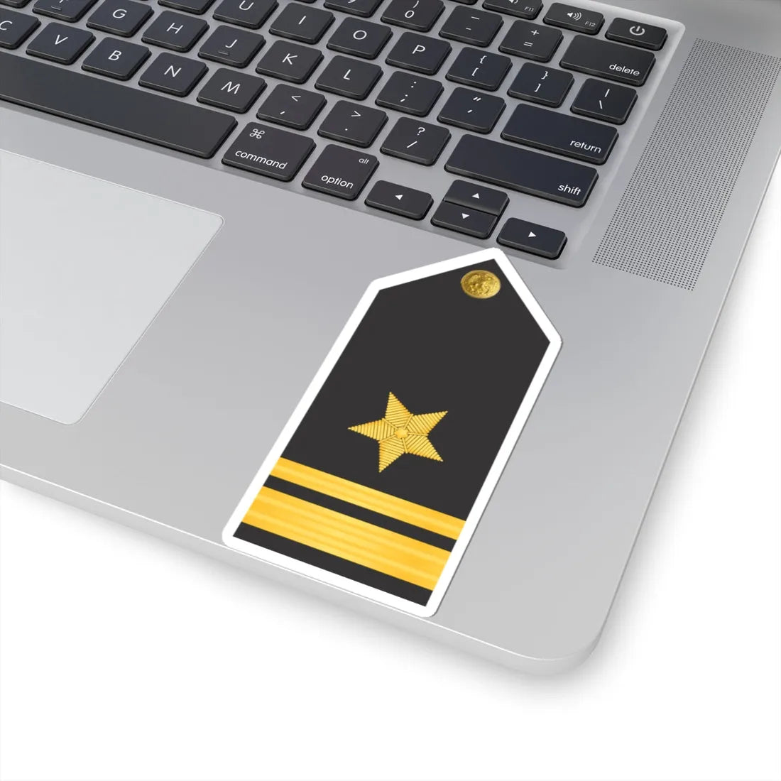 U.S. Navy Lieutenant Junior Grade O 2 shoulder board (United States) (Military Rank) STICKER Vinyl Kiss-Cut Decal - The Sticker Space