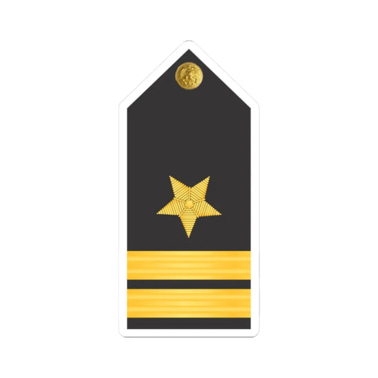U.S. Navy Lieutenant O 3 shoulder board (United States) (Military Rank) STICKER Vinyl Kiss-Cut Decal 2 Inch White - The Sticker Space