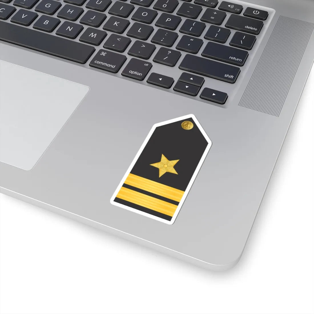 U.S. Navy Lieutenant O 3 shoulder board (United States) (Military Rank) STICKER Vinyl Kiss-Cut Decal - The Sticker Space