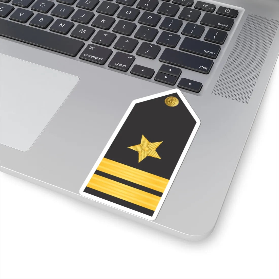 U.S. Navy Lieutenant O 3 shoulder board (United States) (Military Rank) STICKER Vinyl Kiss-Cut Decal - The Sticker Space