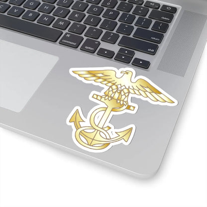 US Navy MIDN 1C insignia left (United States) (Military Rank) STICKER Vinyl Kiss-Cut Decal - The Sticker Space