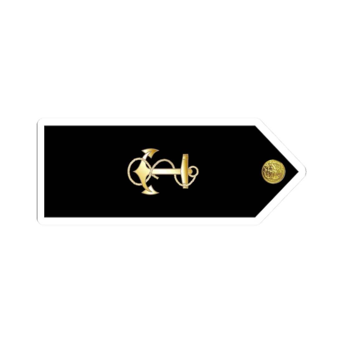 US Navy MIDN 4C infobox (United States) (Military Rank) STICKER Vinyl Kiss-Cut Decal 2 Inch White - The Sticker Space