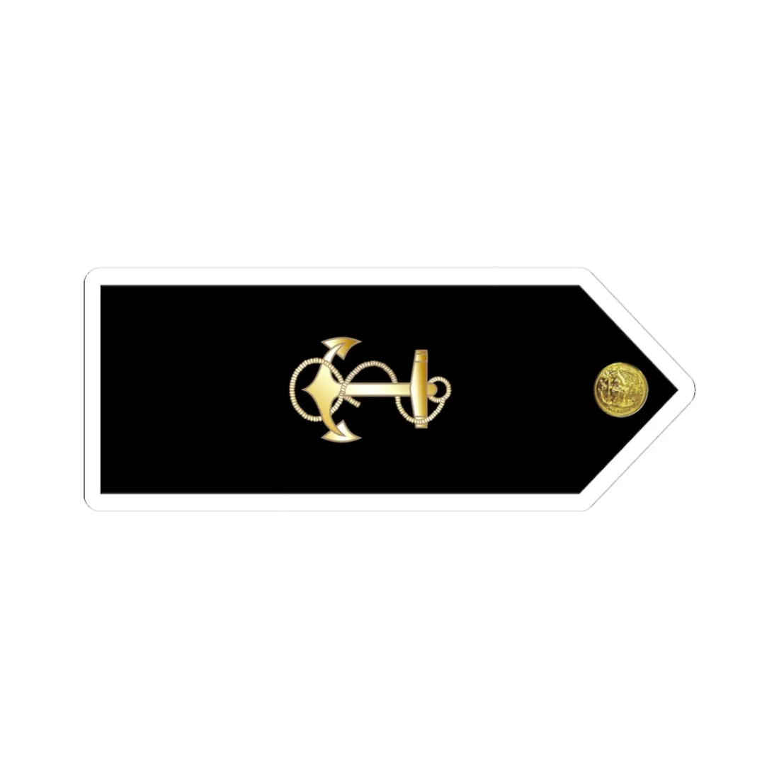 US Navy MIDN 4C infobox (United States) (Military Rank) STICKER Vinyl Kiss-Cut Decal 3 Inch White - The Sticker Space