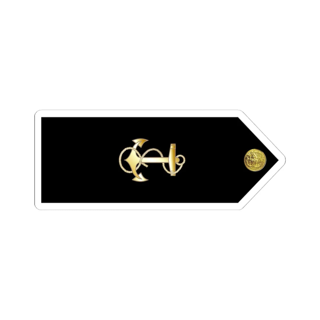 US Navy MIDN 4C infobox (United States) (Military Rank) STICKER Vinyl Kiss-Cut Decal 4 Inch White - The Sticker Space