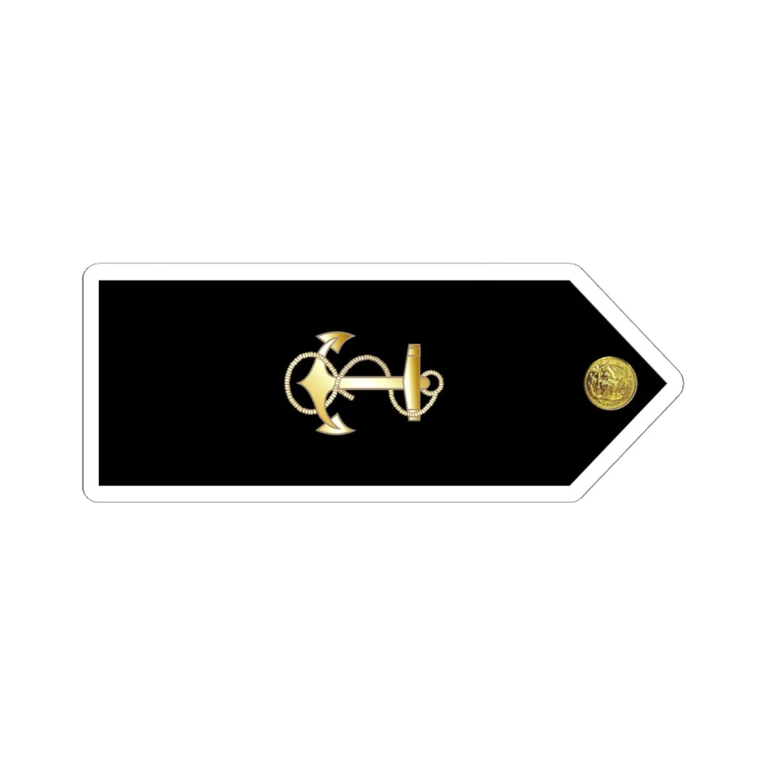 US Navy MIDN 4C infobox (United States) (Military Rank) STICKER Vinyl Kiss-Cut Decal 6 Inch White - The Sticker Space