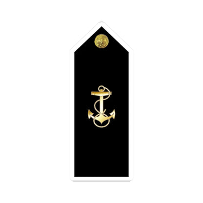 US Navy MIDN 4C shoulderboard (United States) (Military Rank) STICKER Vinyl Kiss-Cut Decal 2 Inch White - The Sticker Space