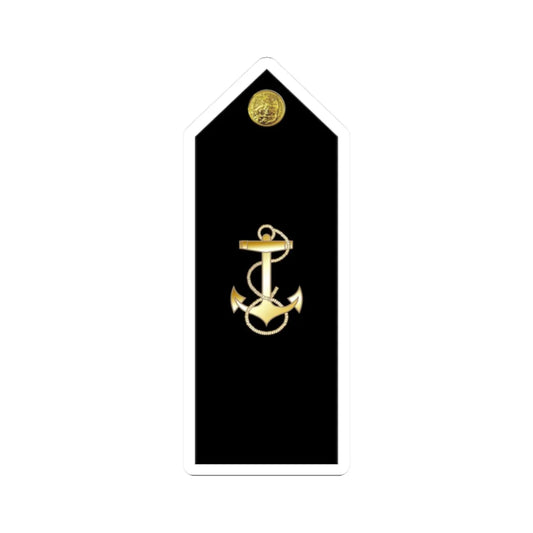 US Navy MIDN 4C shoulderboard (United States) (Military Rank) STICKER Vinyl Kiss-Cut Decal 2 Inch White - The Sticker Space