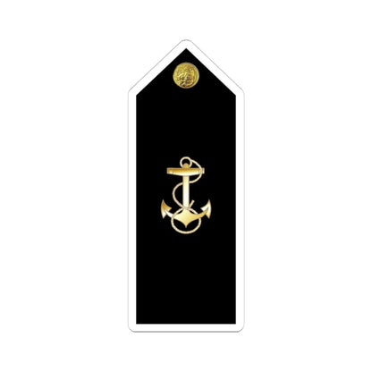 US Navy MIDN 4C shoulderboard (United States) (Military Rank) STICKER Vinyl Kiss-Cut Decal 4 Inch White - The Sticker Space