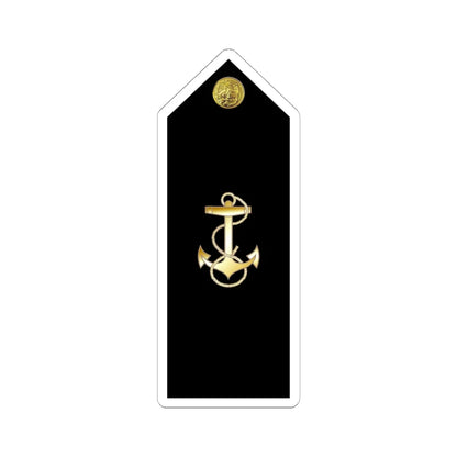 US Navy MIDN 4C shoulderboard (United States) (Military Rank) STICKER Vinyl Kiss-Cut Decal 6 Inch White - The Sticker Space