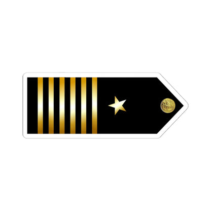 US Navy MIDN CAPT infobox (United States) (Military Rank) STICKER Vinyl Kiss-Cut Decal 6 Inch White - The Sticker Space
