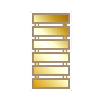 US Navy MIDN CAPT insignia (United States) (Military Rank) STICKER Vinyl Kiss-Cut Decal 6 Inch White - The Sticker Space