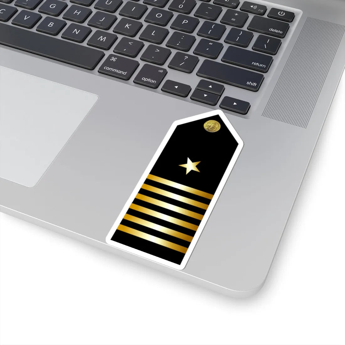 US Navy MIDN CAPT shoulderboard (United States) (Military Rank) STICKER Vinyl Kiss-Cut Decal - The Sticker Space