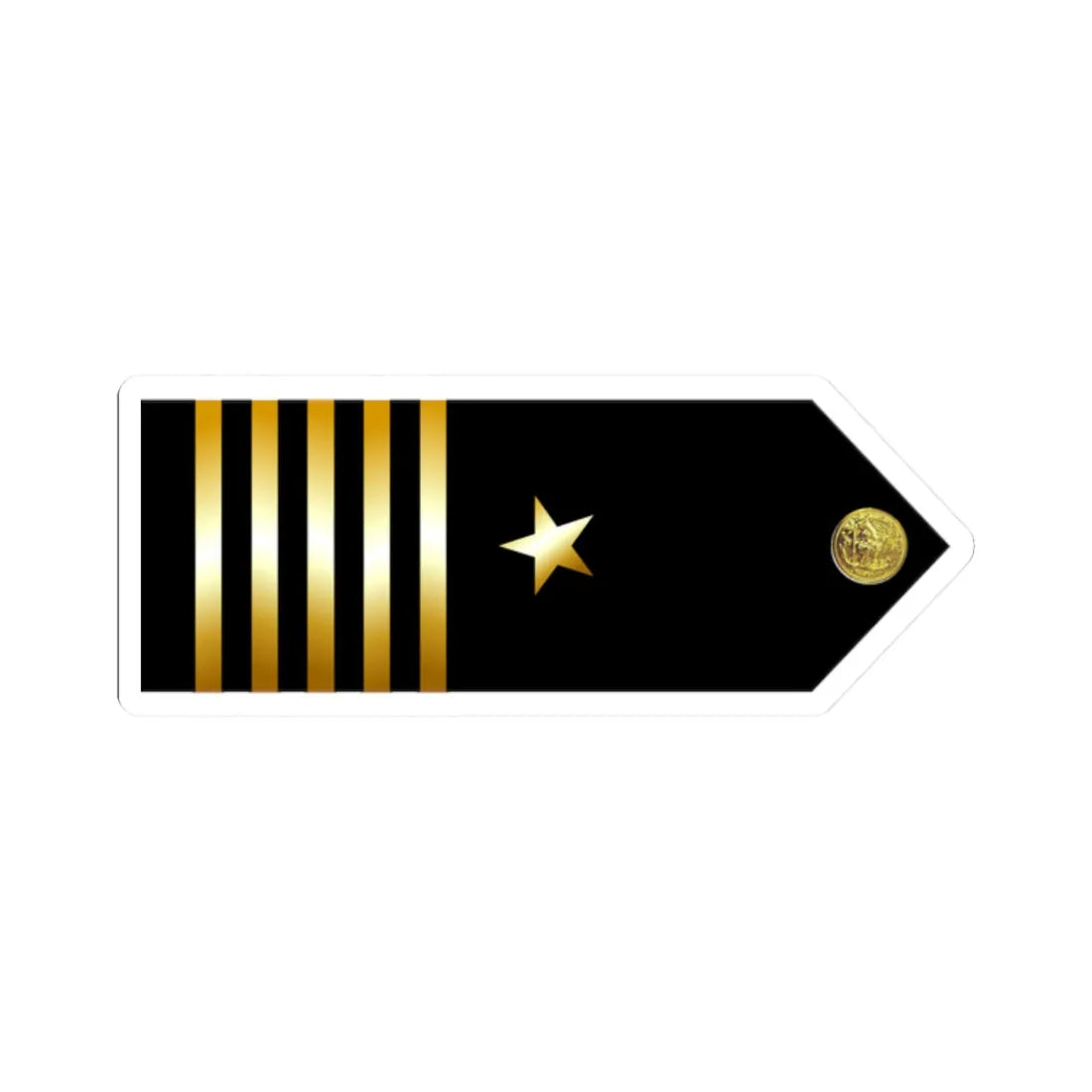 US Navy MIDN CDR infobox (United States) (Military Rank) STICKER Vinyl Kiss-Cut Decal 2 Inch White - The Sticker Space
