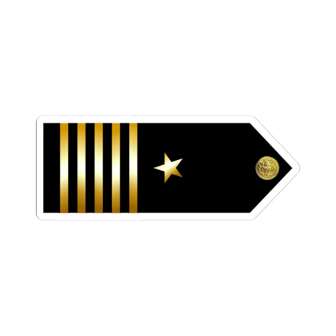 US Navy MIDN CDR infobox (United States) (Military Rank) STICKER Vinyl Kiss-Cut Decal 3 Inch White - The Sticker Space