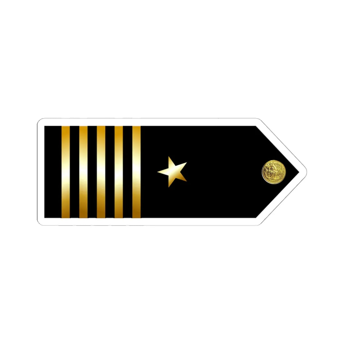 US Navy MIDN CDR infobox (United States) (Military Rank) STICKER Vinyl Kiss-Cut Decal 6 Inch White - The Sticker Space