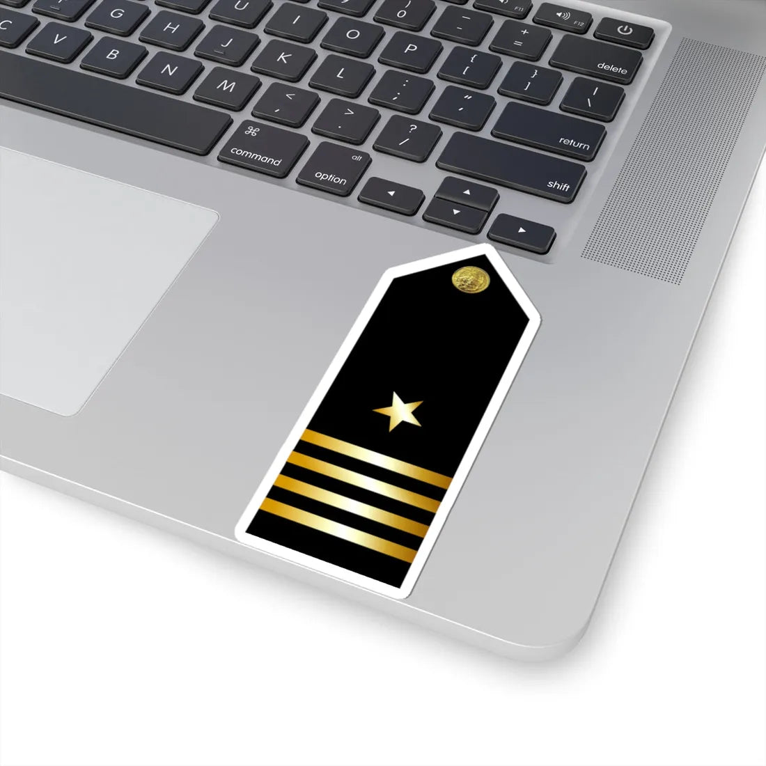 US Navy MIDN LCDR shoulderboard (United States) (Military Rank) STICKER Vinyl Kiss-Cut Decal - The Sticker Space