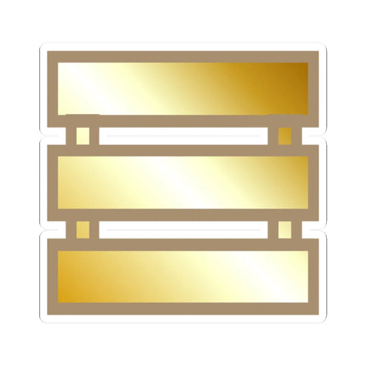 US Navy MIDN LT insignia (United States) (Military Rank) STICKER Vinyl Kiss-Cut Decal 2 Inch White - The Sticker Space