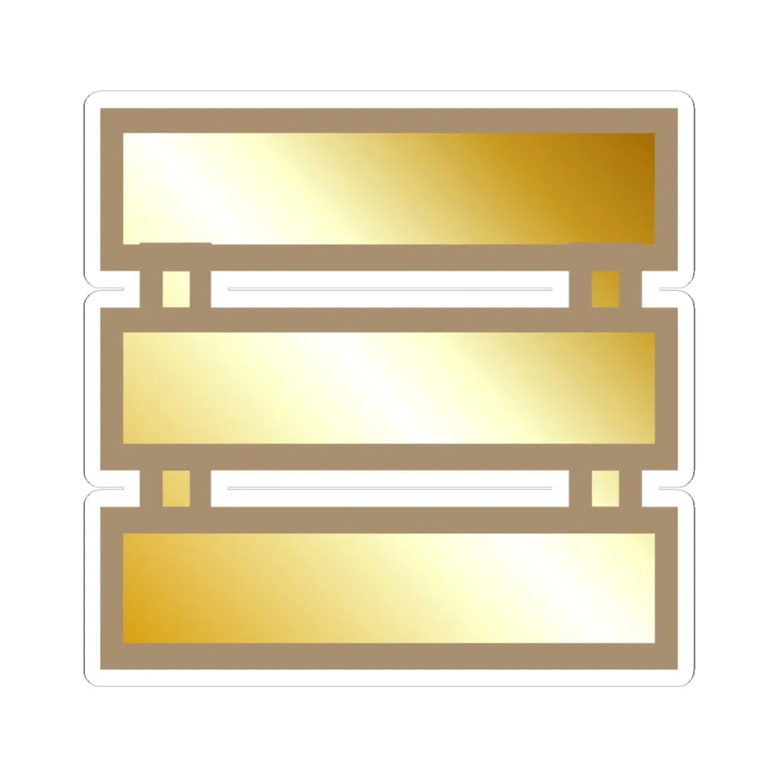 US Navy MIDN LT insignia (United States) (Military Rank) STICKER Vinyl Kiss-Cut Decal 4 Inch White - The Sticker Space