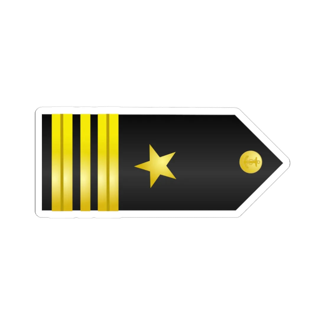 U.S. Navy O 4 infobox (United States) (Military Rank) STICKER Vinyl Kiss-Cut Decal 3 Inch White - The Sticker Space