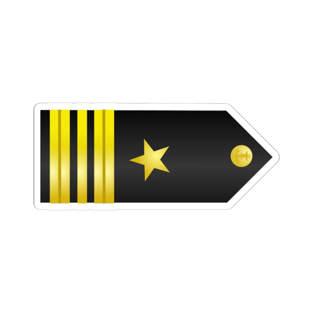 U.S. Navy O 4 infobox (United States) (Military Rank) STICKER Vinyl Kiss-Cut Decal 4 Inch White - The Sticker Space