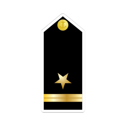 US Navy O1 ENS (United States) (Military Rank) STICKER Vinyl Kiss-Cut Decal 4 Inch White - The Sticker Space