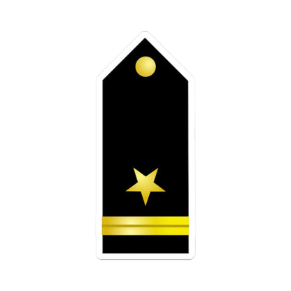 US Navy O1 shoulderboard (United States) (Military Rank) STICKER Vinyl Kiss-Cut Decal 2 Inch White - The Sticker Space