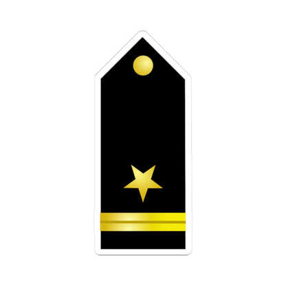 US Navy O1 shoulderboard (United States) (Military Rank) STICKER Vinyl Kiss-Cut Decal 3 Inch White - The Sticker Space