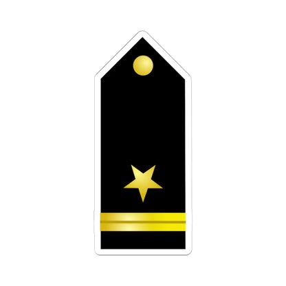 US Navy O1 shoulderboard (United States) (Military Rank) STICKER Vinyl Kiss-Cut Decal 6 Inch White - The Sticker Space