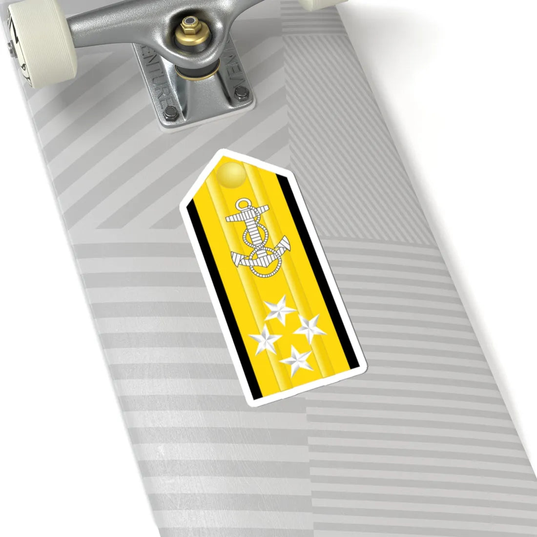 US Navy O10 shoulderboard (United States) (Military Rank) STICKER Vinyl Kiss-Cut Decal - The Sticker Space