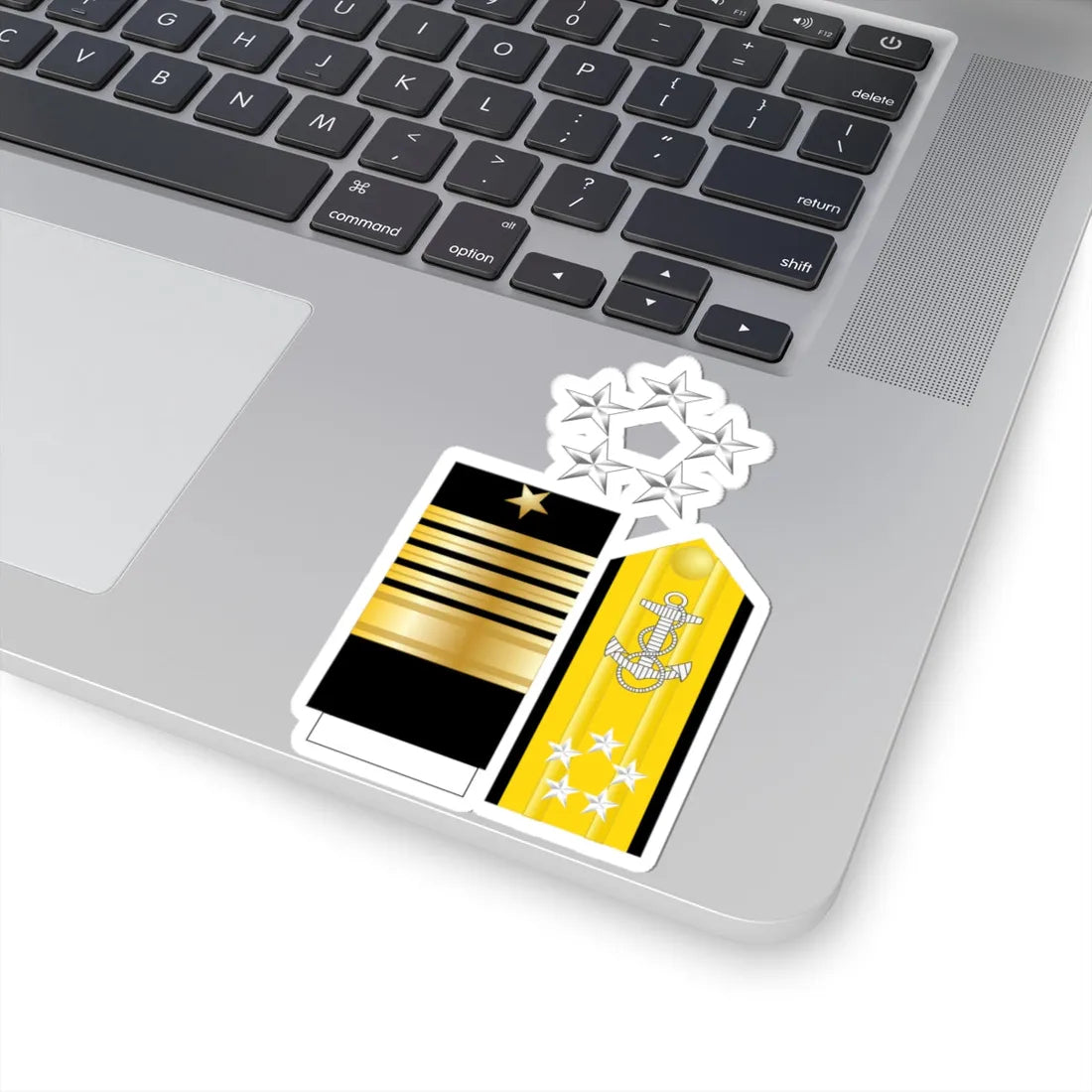 US Navy O11 insignia (United States) (Military Rank) STICKER Vinyl Kiss-Cut Decal - The Sticker Space