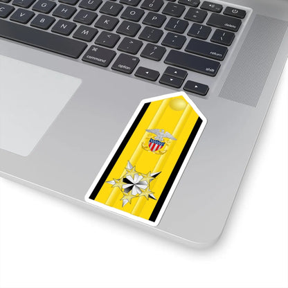 US Navy O12 shoulderboard (United States) (Military Rank) STICKER Vinyl Kiss-Cut Decal - The Sticker Space