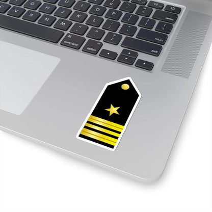 US Navy O4 shoulderboard (United States) (Military Rank) STICKER Vinyl Kiss-Cut Decal - The Sticker Space