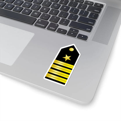 US Navy O6 shoulderboard (United States) (Military Rank) STICKER Vinyl Kiss-Cut Decal - The Sticker Space
