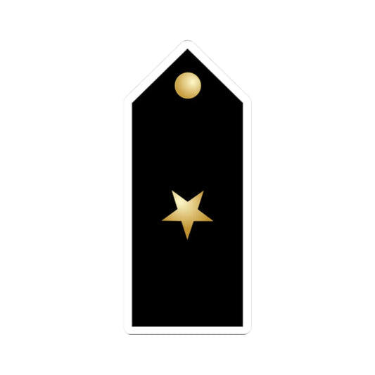 US Navy OC shoulderboard (United States) (Military Rank) STICKER Vinyl Kiss-Cut Decal 2 Inch White - The Sticker Space