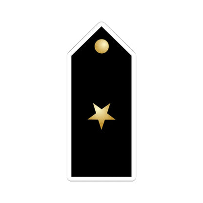 US Navy OC shoulderboard (United States) (Military Rank) STICKER Vinyl Kiss-Cut Decal 6 Inch White - The Sticker Space