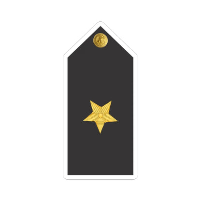 U.S. Navy Officer Candidate shoulder board (United States) (Military Rank) STICKER Vinyl Kiss-Cut Decal 3 Inch White - The Sticker Space