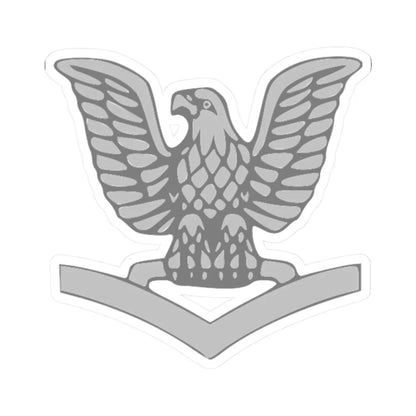 U.S. Navy PO3 collar device (United States) (Military Rank) STICKER Vinyl Kiss-Cut Decal 2 Inch White - The Sticker Space