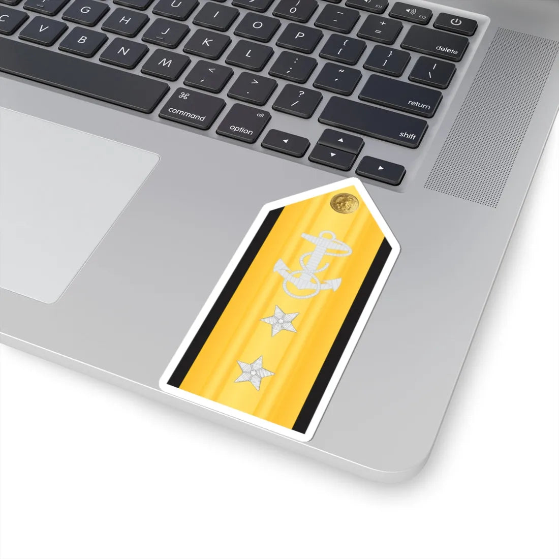 U.S. Navy Rear Admiral O 8 shoulder board (United States) (Military Rank) STICKER Vinyl Kiss-Cut Decal - The Sticker Space