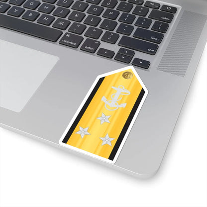 U.S. Navy Vice Admiral O 9 shoulder board (United States) (Military Rank) STICKER Vinyl Kiss-Cut Decal - The Sticker Space