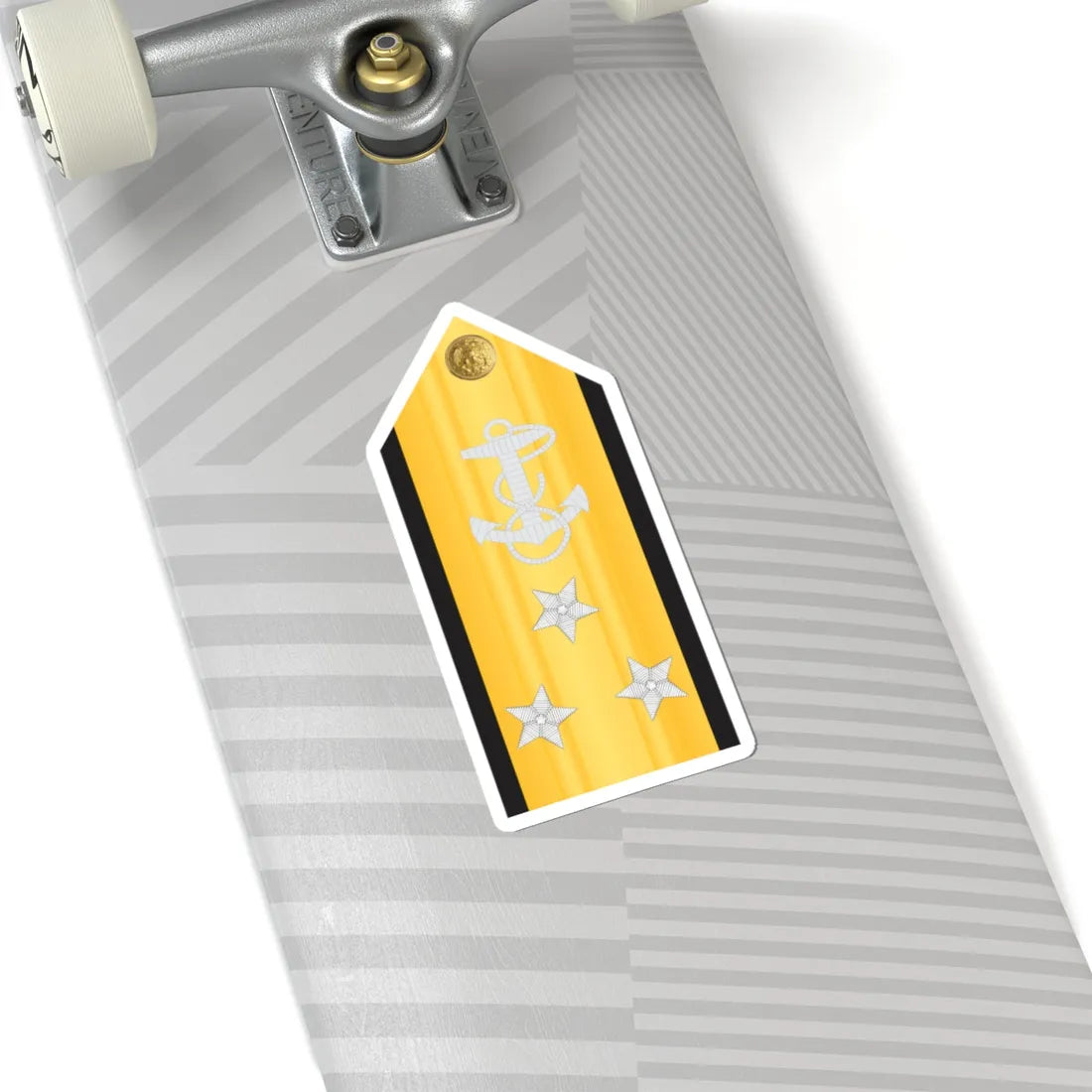 U.S. Navy Vice Admiral O 9 shoulder board (United States) (Military Rank) STICKER Vinyl Kiss-Cut Decal - The Sticker Space