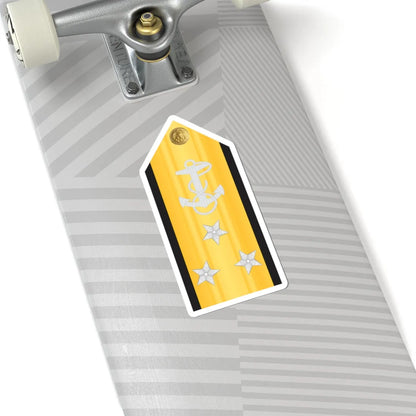 U.S. Navy Vice Admiral O 9 shoulder board (United States) (Military Rank) STICKER Vinyl Kiss-Cut Decal - The Sticker Space