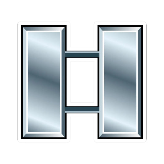 US O3 insignia (United States) (Military Rank) STICKER Vinyl Kiss-Cut Decal 2 Inch White - The Sticker Space