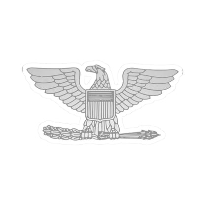 US O6 insignia shaded (United States) (Military Rank) STICKER Vinyl Kiss-Cut Decal 2 Inch White - The Sticker Space