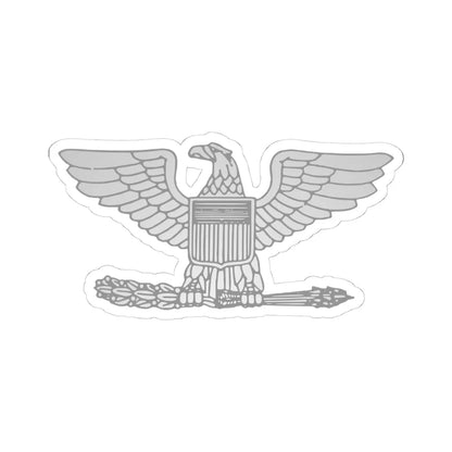 US O6 insignia shaded (United States) (Military Rank) STICKER Vinyl Kiss-Cut Decal 4 Inch White - The Sticker Space