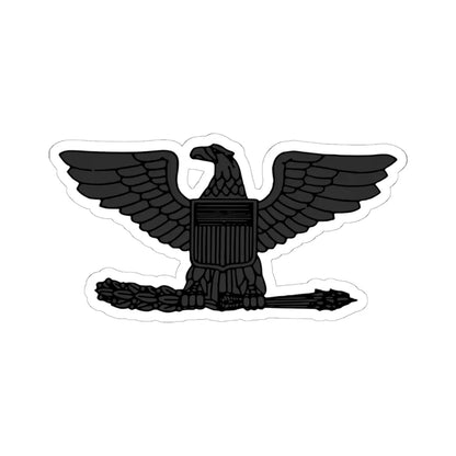 US O6 insignia subdued (United States) (Military Rank) STICKER Vinyl Kiss-Cut Decal 6 Inch White - The Sticker Space